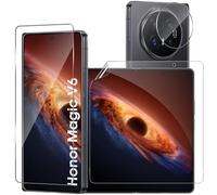 Lutree pour Honor Magic V6 Verre Trempé, 1+1+1 Pièces | Interne TPU Protecteurs d'écran+ Avant Vitre Protection écran+ Caméra Arrière Protecteur, HD Anti-Rayures Film