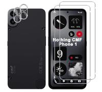 Lutree pour Nothing CMF Phone 1 Verre Trempé, 2+2 Pièces Protection écran + Caméra Arrière Protecteur Film, 9H Dureté HD Anti-Rayures Sans Bulles Vitre Trempé Protecteurs d'écran