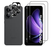 Lutree pour OPPO Reno 13 Pro Verre Trempé + Caméra Arrière Protecteur, [2 + 2 Pièces], 3D Couverture Complète Protection écran, Sans Bulles Vitre Trempé, Anti-Rayures Protecteurs d'écran