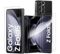 Lutree pour Samsung Galaxy Z Fold 5 5G Verre Trempé, 2+1+1 Pièces Interne TPU Protecteurs d'écran+ Avant Vitre Protection écran+ Caméra Arrière Protecteur, HD Anti-Rayures Film pour Z Fold5 5G