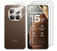 Lutree pour Xiaomi Redmi Note 15 Pro Plus/Note 15 Pro+ 5G/ Poco M8 Pro Verre Trempé, 2+2 Pièces Protection écran+ Caméra Arrière Protecteur Film, 9H Anti-Rayures HD Vitre Trempé Protecteurs d'écran
