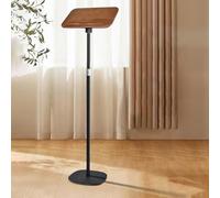 Lutrin de sol réglable pour conférences et églises - Podium réglable en hauteur pour bureaux et écoles - Chevalet de présentation portable - Support de prise de parole en public