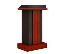 Lutrin professionnel en bois réglable avec espace de rangement pour présentation de conférences et écoles d'église