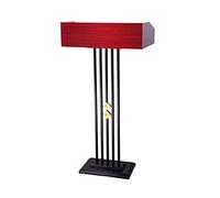 Lutrins Et Podiums, Conception de DéFlecteur, Support D'Enseignement Au Sol en Fer Forgé, Adapté Aux HôTels, Maisons D'HôTes, Centres Commerciaux/Red / 59x42x117cm