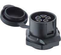 Lutronic 0272 04 Connecteur rond embase femelle à encastrer Nombre total de pôles: 4 1 pc(s)