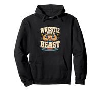 Lutte comme Une bête Humour de Lutte drôle Sweat à Capuche