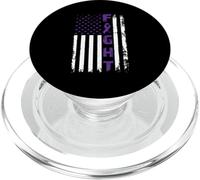 Lutte Contre la démence Alzheimer Drapeau américain PopSockets PopGrip pour MagSafe