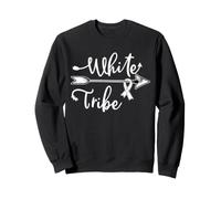 Lutte Contre Le Cancer du poumon avec Ruban Blanc Sweatshirt