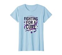 Lutte pour Un remède : Alzheimer's Awareness Advocate T-Shirt, Femme, Bleu Céleste, L