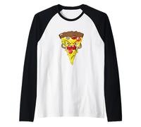 Lutter Contre la Pizza est aigre Manche Raglan