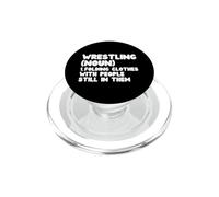 Lutteur Sportif lutteur Amateur de Lutte l'art du Pliage PopSockets PopGrip pour MagSafe