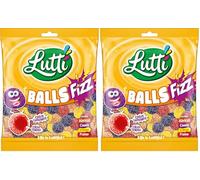 LUTTI Balls Fizz 100g Bonbons Goût Acidulé (Lot de 2)