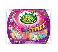 LUTTI - Best Fizz 350G - Bonbons pétillants au goût unique - 350g de plaisir sucré pour vos papilles - Lot De 4