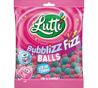LUTTI Bubblizz Balls Bonbons Goût Acidulé 100g x15