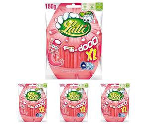 Lutti Fili-dooo Fraise XL 180g (Lot de 4)