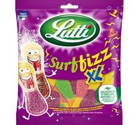 LUTTI - Surfizz XL 200G - Bonbons acidulés au goût intense - Taille pratique de 200g - Saveur irrésistible pour les amateurs de confiserie - Douceur sucrée à dévorer - Lot De 4