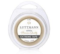 LUTTMANN® Extreme Tape - 12 mm de haute qualité extra Hold Ruban adhésif adhésif adhésif Lacefront transparent pour systèmes de cheveux, accessoires de cheveux, perruques, toupets et extensions