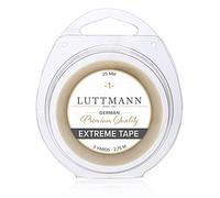 LUTTMANN® Extreme Tape - 25 mm de haute qualité extra Hold Ruban adhésif adhésif adhésif Lacefront transparent pour systèmes de cheveux, accessoires de cheveux, perruques, toupets