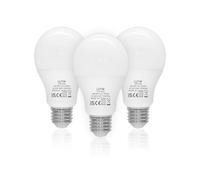 LUTW Ampoule LED E27 Blanc Froid 6500K, 9W Equivalent 60W, Ampoules LED A60 Culot Edison à Vis, 900lm, Économie d'Énergie à Angle de Faisceau 220 °, Non Dimmable, Plastique, Lot de 3