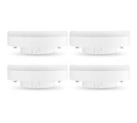 LUTW Ampoule LED GX53 6W = 50W 550LM Blanc Froid 6000K Lot de 4 | Spot LED Encastrable GX53, Non Dimmable, Sans Scintillement, Angle de rayonnement 120°, pour Armoires, Vitrines, Armoire