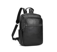 LUUFAN Sac à bandoulière en cuir véritable pour homme Sac à dos décontracté Sac à dos mince Sac à dos pour ordinateur portable Sac de voyage d'affaires Sac d'extérieur