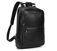 LUUFAN Sac à dos en cuir véritable pour homme, sac à dos décontracté pour la journée, vintage, sac à dos pour ordinateur portable 14 pouces, sac à dos d’affaires, sac à bandoulière mince pour les