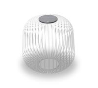 LUUK Studio Lanterne Solaire, Rechargeable Lampe de Terrasse, sans fil étanchéité IP65 pour usage intérieur et extérieur, Decoration jardin, Eclairage Balcon, Patio, Lumière d’ambiance dimmable, Blanc
