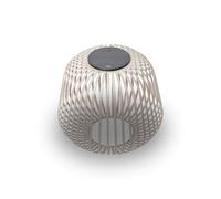 LUUK Studio Lanterne Solaire, Rechargeable Lampe de Terrasse, sans fil étanchéité IP65 pour usage intérieur et extérieur, Decoration jardin, Eclairage Balcon, Patio, Lumière dimmable, Marron foncé