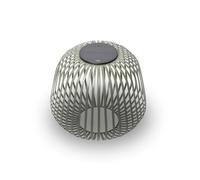 LUUK Studio Lanterne Solaire, Rechargeable Lampe de Terrasse, sans fil étanchéité IP65 pour usage intérieur et extérieur, Decoration jardin, Eclairage Balcon, Patio, Lumière dimmable, Vert forêt