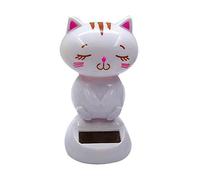 luukiy Figurine Solaire pour Voiture Chat, Figurine Mobile Solaire Voiture, Figurine Solaire Dansante, Figurine De Voiture Qui Bouge, Animal À Danser Solaire Balançoire Jouet Décor Solaire De Voiture