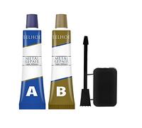 luukiy Pâte De Réparation De Métal De Soudure, Permanent Metal Repair Paste Set, Industrial Heat Resistance Cold Weld Metal Repair Paste, Olle De Soudure en Métal 2 Bouteilles 40g/20g/50g