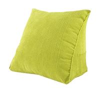 LuukUP Wedge Oreillers Lit Soutien Wedge Canapé Oreiller-Retour Soutien Triangle Oreiller Canapé Lit Chaise de Bureau Reste Coussin Coussin-pour La Lecture (Vert Clair)