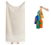 Luum® Grande serviette de plage - 95 x 200 cm - Serviette de hammam - Serviette de bain - Serviette de bain - Serviette de yoga - Serviette de plage - Serviette de sauna - Serviette de voyage -