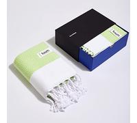 Luum® Serviette de plage XXL pour homme et femme,Serviette de sauna,Serviette de bain,Serviette de plage,Serviette de voyage en coton,Pestemal turkish Towels,Coffret cadeau