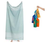 Luum® Serviette de voyage - Serviette de hammam - Serviette de plage - Serviette de bain - Serviette de bain - Paréo de sauna - Fine - Légère - Séchage rapide - Bleu sarcelle (mieux qu'une serviette