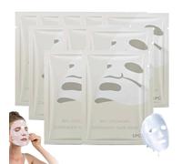 Luuma Collagen Mask,Masque Collagene Visage Korean,Masque Visage Hydratant,Bio-Collagen Masque Profond Réel,Masque Hydrogel,Minimisation des Pores,Amélioration de l'Élasticité,Skincare Coréenne (10PC)