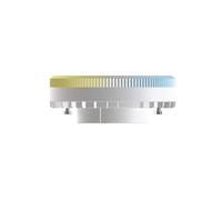 LUUMR lampe LED connecté en blanc mat, ampoule | ampoule à incandescence gx53, cct, 2700 k blanc chaud - 6500 k lumière du jour, en aluminium