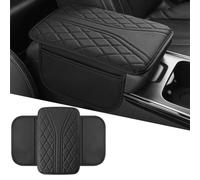 LUUXWPFZ Coussin d'Accoudoir de Voiture, pour Audi A2 8Z Advance/High-Tech/Style 2000-2005 Protection Console Centrale Housse Couvercle Doux Imperméable Tapis Accessoire
