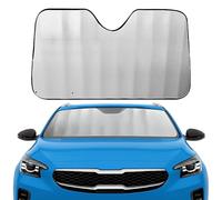 LUUXWPFZ Pare-Brise Parasol de Voiture, pour Benz M Class ML 350 W164 ML 420 W164 ML 550 W164 ML 280 W164, Chaleur Reflecteur UV Bloqueur Pliable Pare-Soleil Avant Protection Ecrans,L(140 * 70cm)