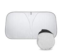 LUUXWPFZ Pare-Soleil Pare-Brise, pour Audi A3 8V A4 B8 B9 A5 A6 C7 C8 Q3 8U Q5 Q7 Pare Soleil Visière de Pare-Brise Avant de Couverture Pliable, Anti UV Réfléchissant Protecteur,M(140 * 70cm)