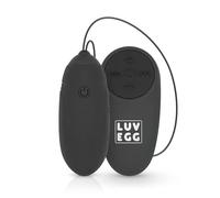 LUV EGG - Œuf Vibrant avec télécommande - Noir