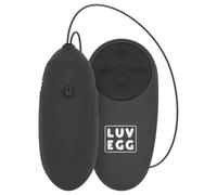 LUV EGG - œuf vibrant télécommandé rechargeable - noir