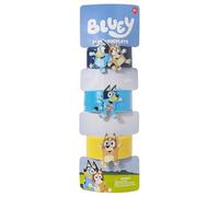 LUV HER Bluey 3 Bracelets Slap pour filles - Bracelet à confettis amusants avec Bluey - Ajustement réglable - Cadeau de fête d'anniversaire ou cadeau - À partir de 3 ans