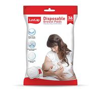 Luv Lap Lot de 36 coussinets d'allaitement ultra fins en nid d'abeille, jetables, très absorbants et doux, ajustement discret, nouveau paquet refermable
