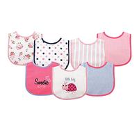 Luvable Friends Baveur sera Bavoirs 7 pièces avec envers étanche, Ladybug