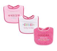 Luvable Friends Bavoirs unisexes en coton avec garnissage en fibre pour bébé Taille unique