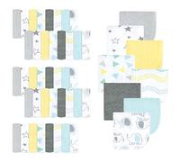 Luvable Friends Gants de toilette unisexes en coton majoritaire pour bébé Motif éléphant Taille unique