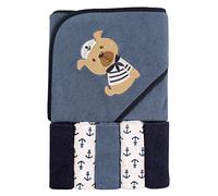 Luvable Friends Hooded Towel and 5 Washcloths, Girl Fox