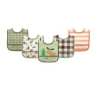 Luvable Friends Lot de 5 bavoirs en PEVA, motif élan