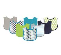 Luvable Friends Lot de 8 bavoirs pour bébé